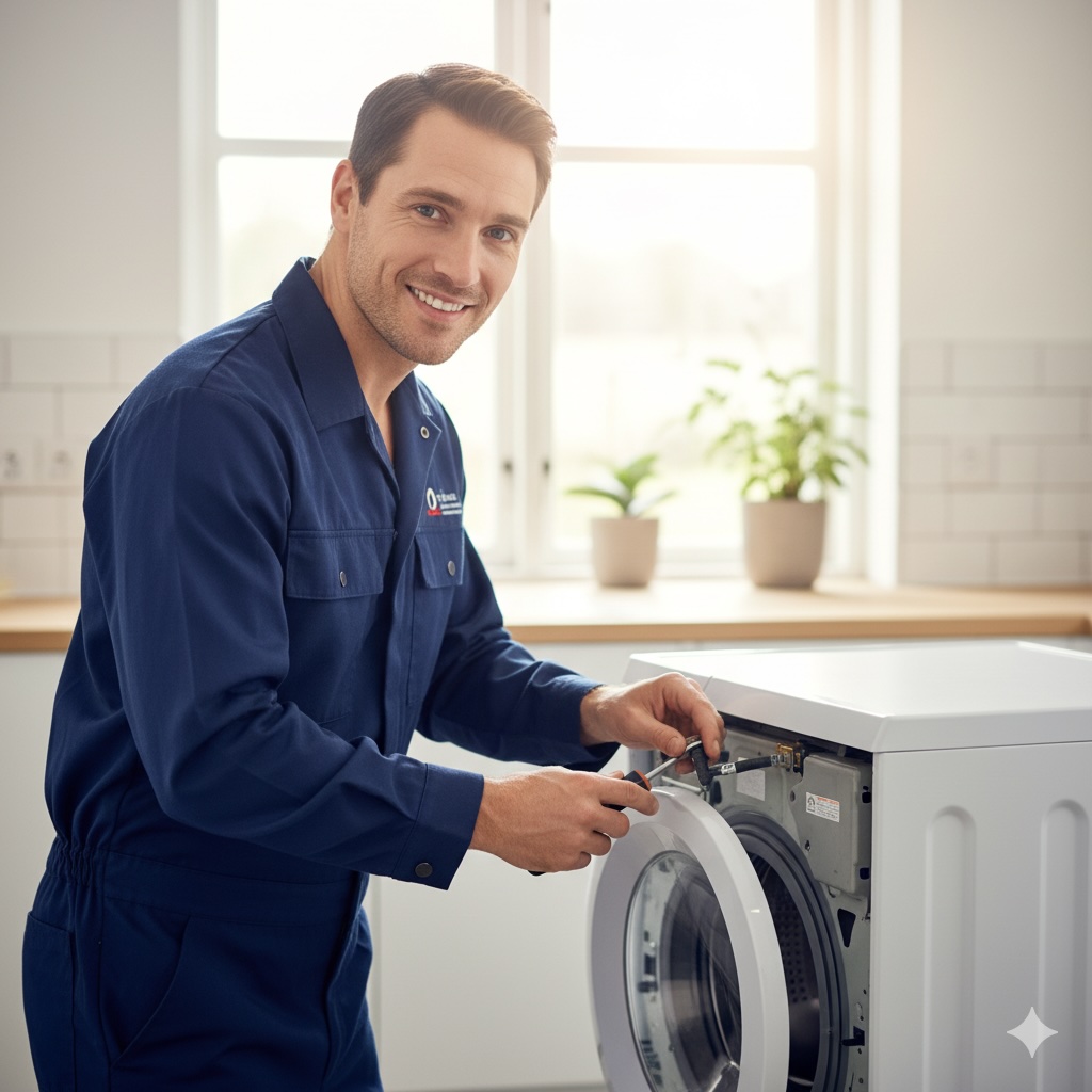 Professional appliance repair technician
